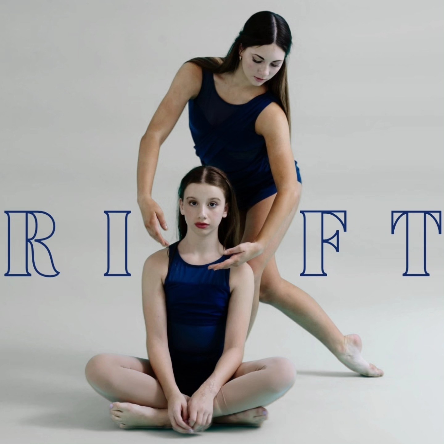 RIFT production poster with two dancers